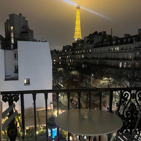Appartement Paris Vue Tour Eiffel Trocadero Екстериор снимка