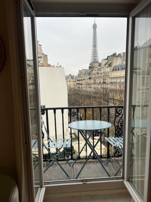 Appartement Paris Vue Tour Eiffel Trocadero Екстериор снимка