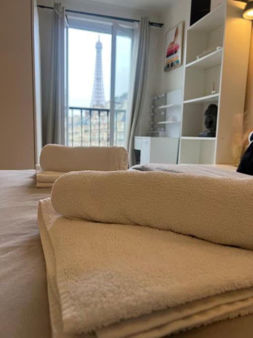 Appartement Paris Vue Tour Eiffel Trocadero Екстериор снимка